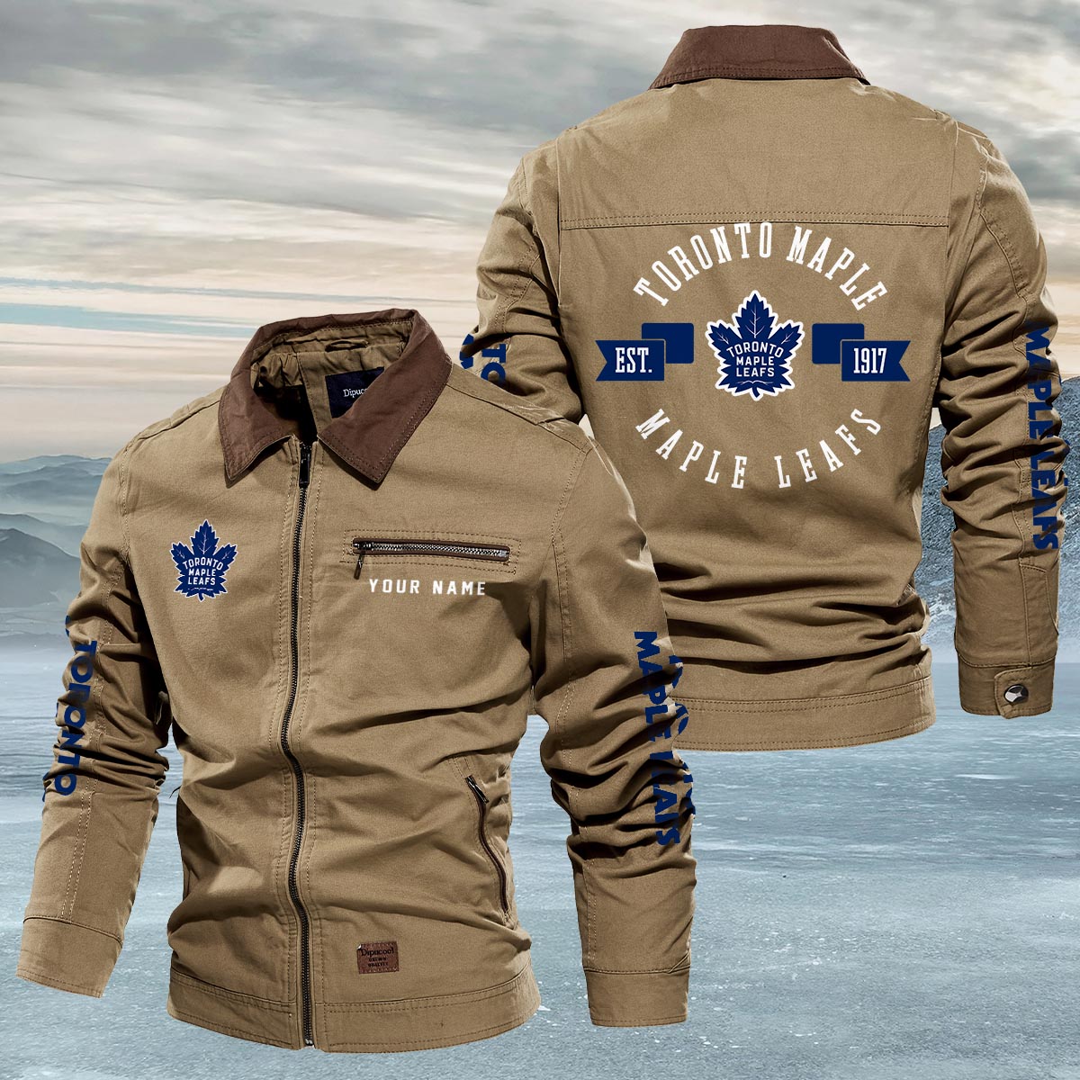 Sportswearmerch Toronto Maple Leafs NHL Lapel Jacket For Fan