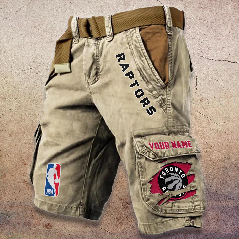 Sportswearmerch Toronto Raptors NBA Denim Short For Fan