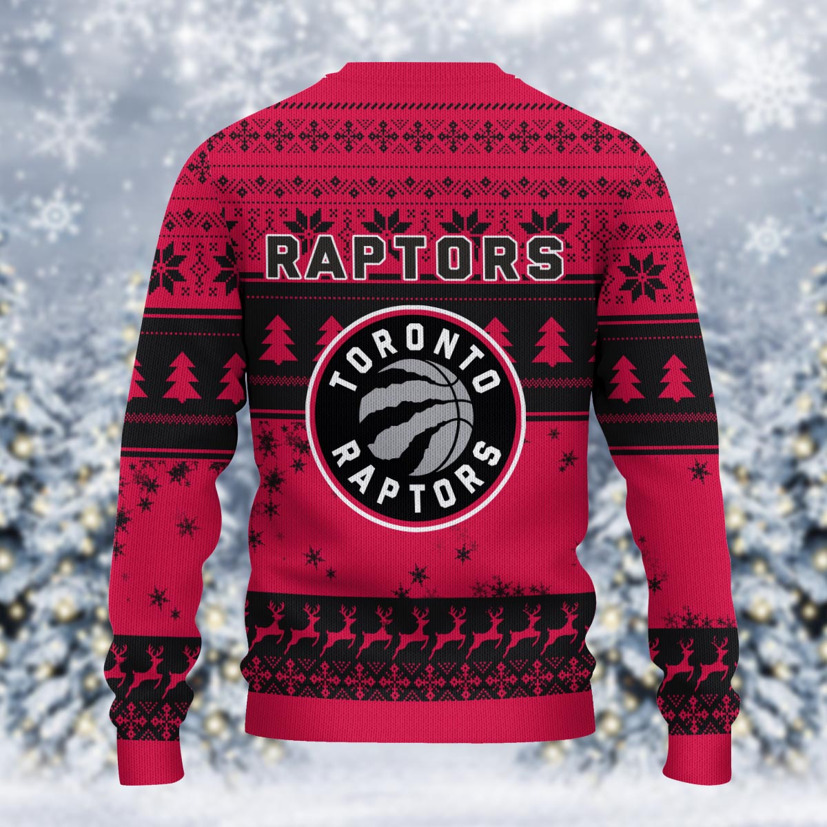 Sportswearmerch Toronto Raptors NBA x Grinch Christmas Ugly Sweater For Fans