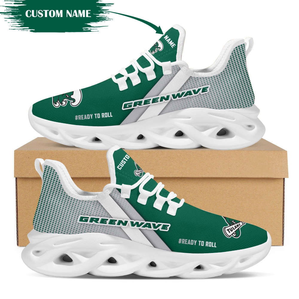 Sportswearmerch Tulane Green Wave NCAA Max Soul Shoes Sneakers For Men And Women