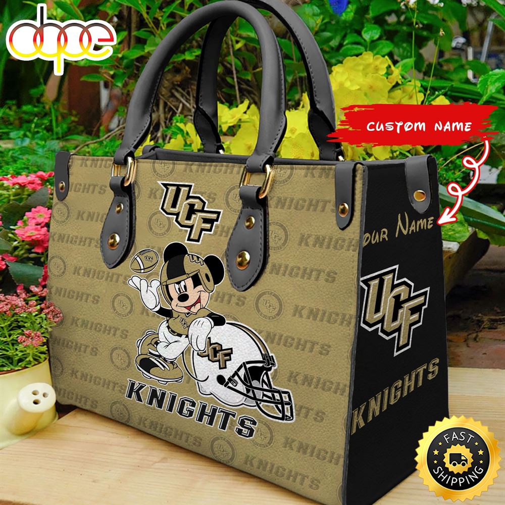 Sportswearmerch UCF Knights NCAA Mickey Leather Bag For Fan