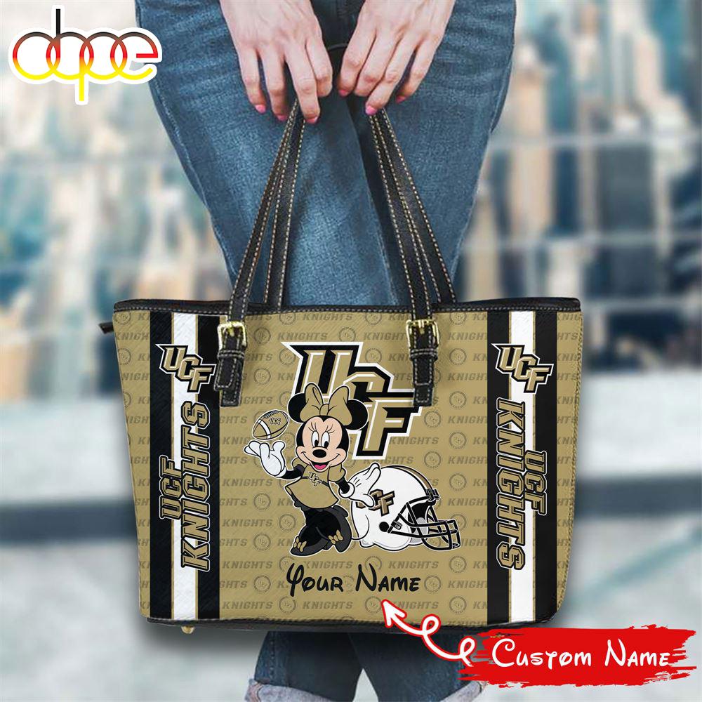 Sportswearmerch UCF Knights NCAA Minnie Women Leather Tote Bag For Fan