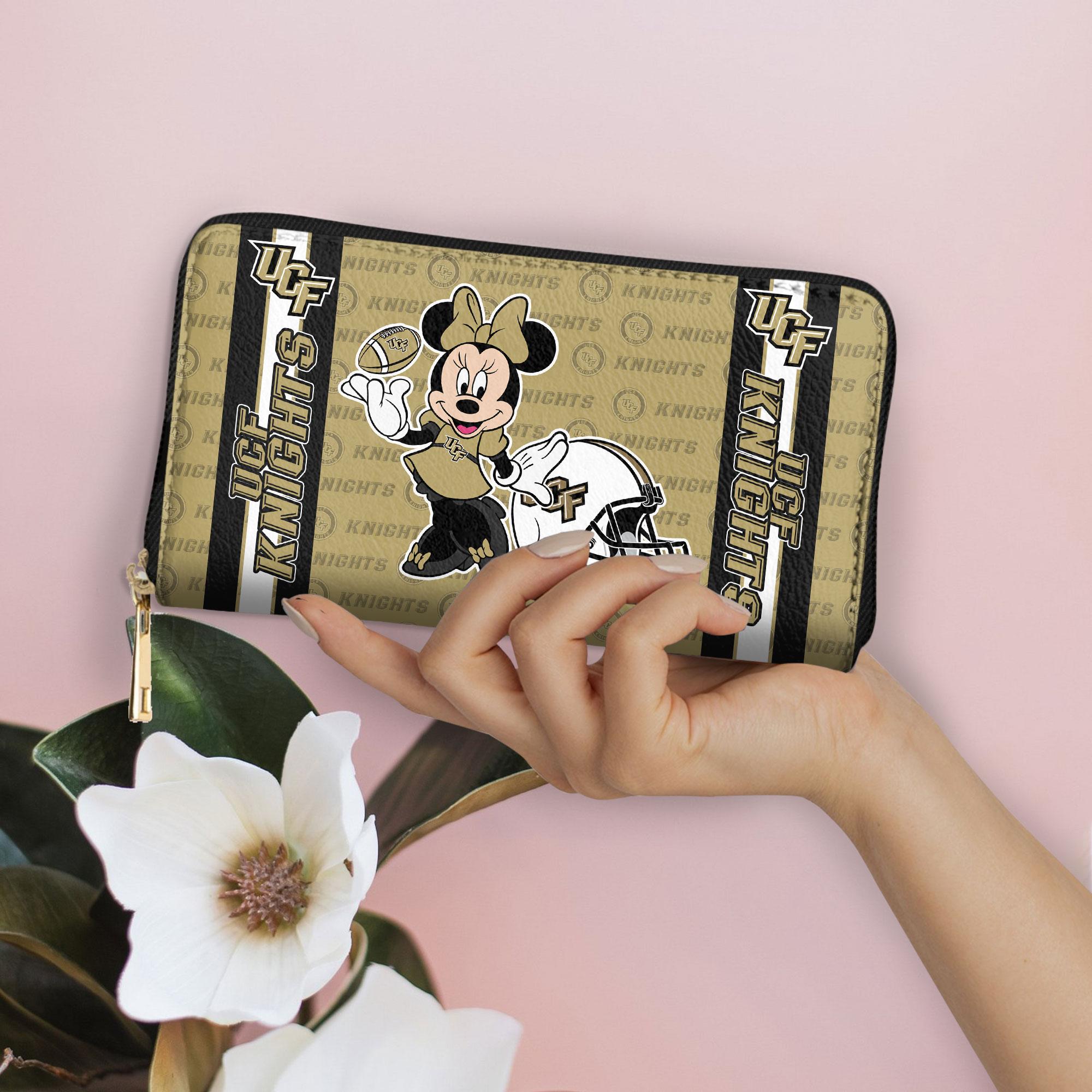 Sportswearmerch UCF Knights NCAA x Minnie Women Leather Handbag For Fan