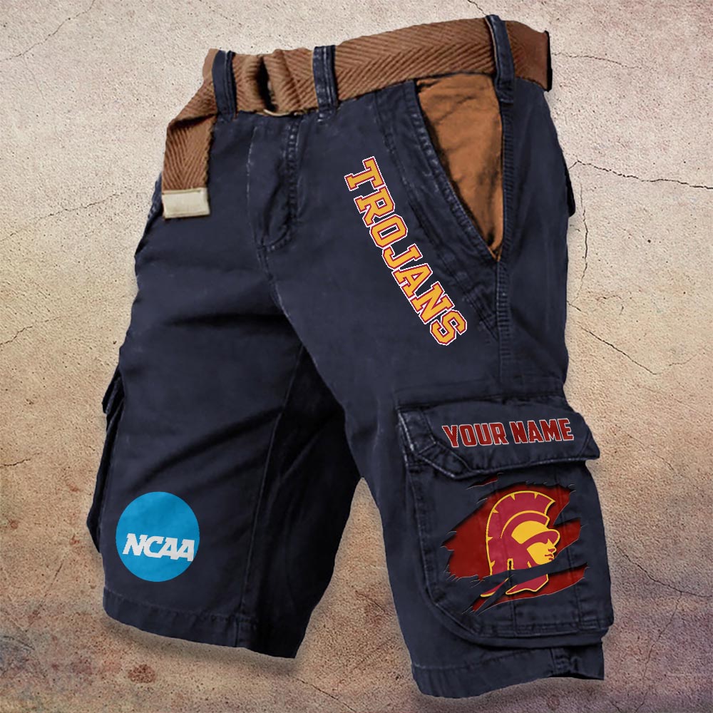 Sportswearmerch USC Trojans NCAA Denim Short For Fan