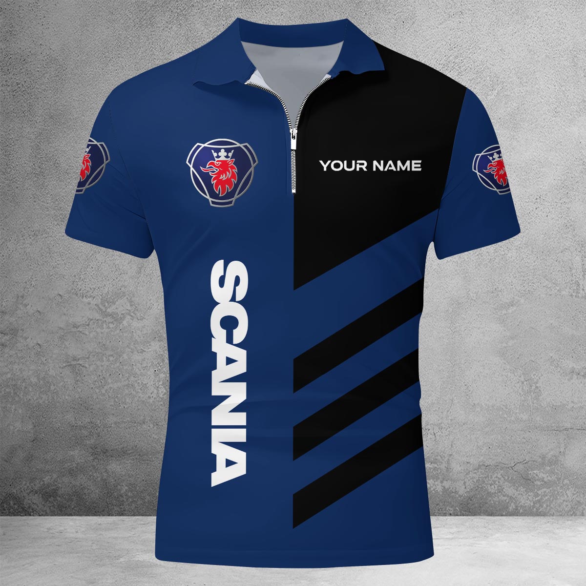 Sportswearmerch USC Trojans NCAA Lapel Zip Polo Shirt For Fan