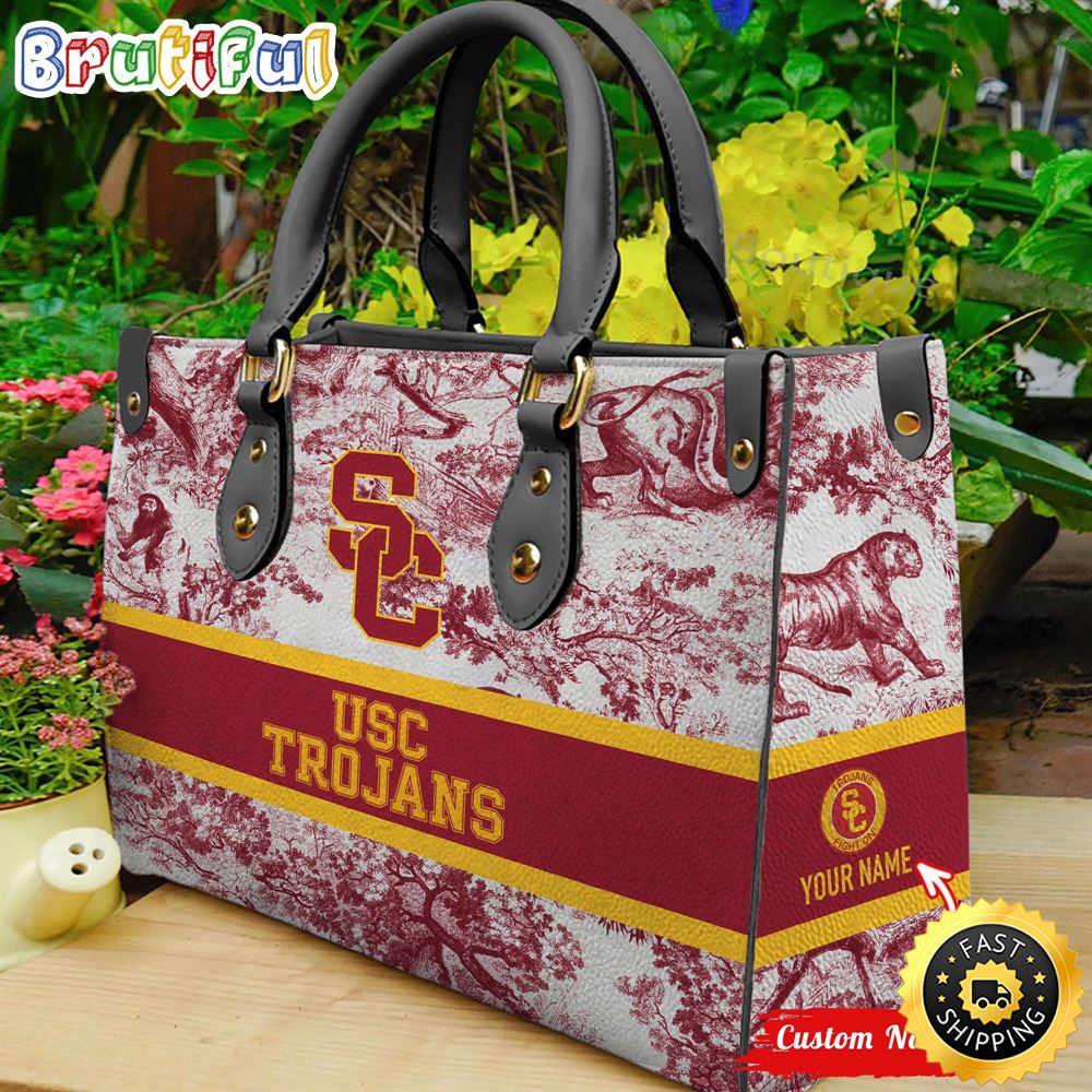 Sportswearmerch USC Trojans NCAA Leather Handbag For Fan