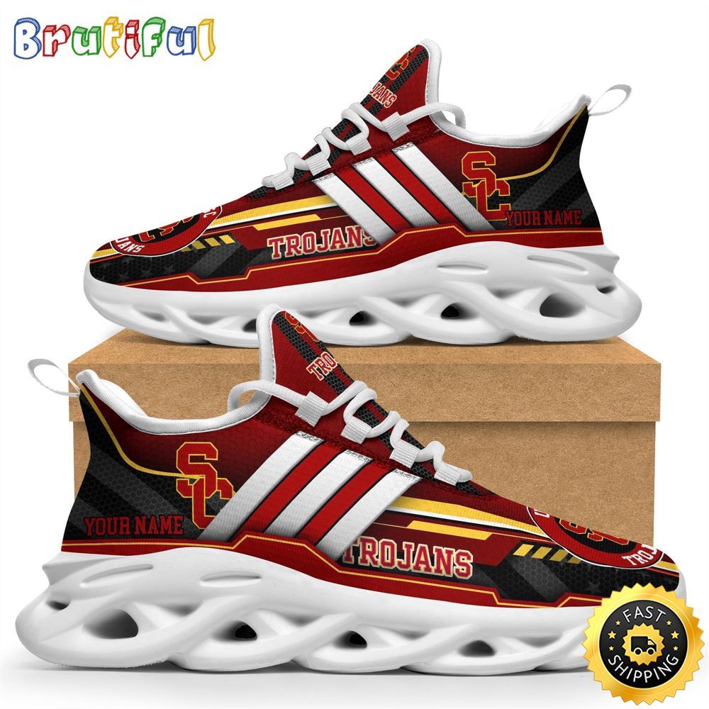 Sportswearmerch USC Trojans NCAA Max Soul Shoes Sneakers For Fan