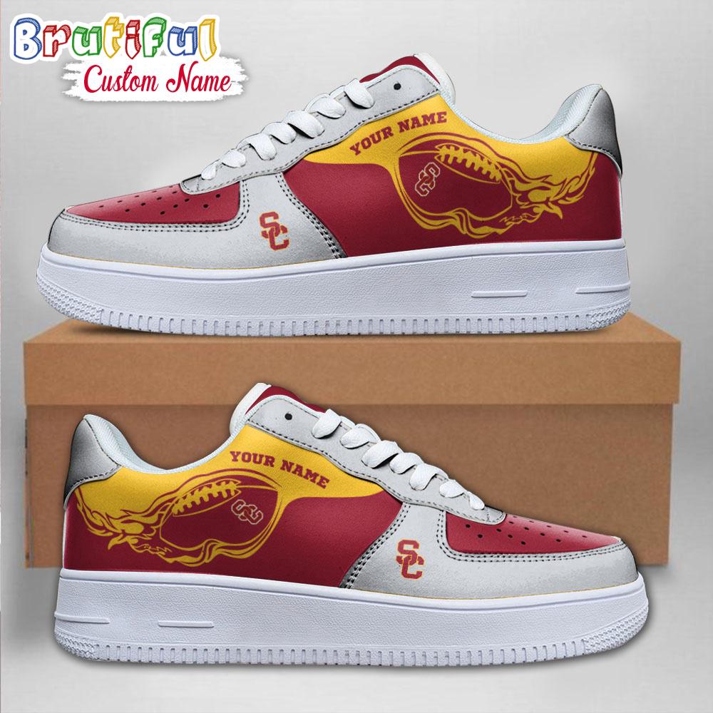 Sportswearmerch USC Trojans NCAA Sporty Air Low-Top Shoes For Men And Women