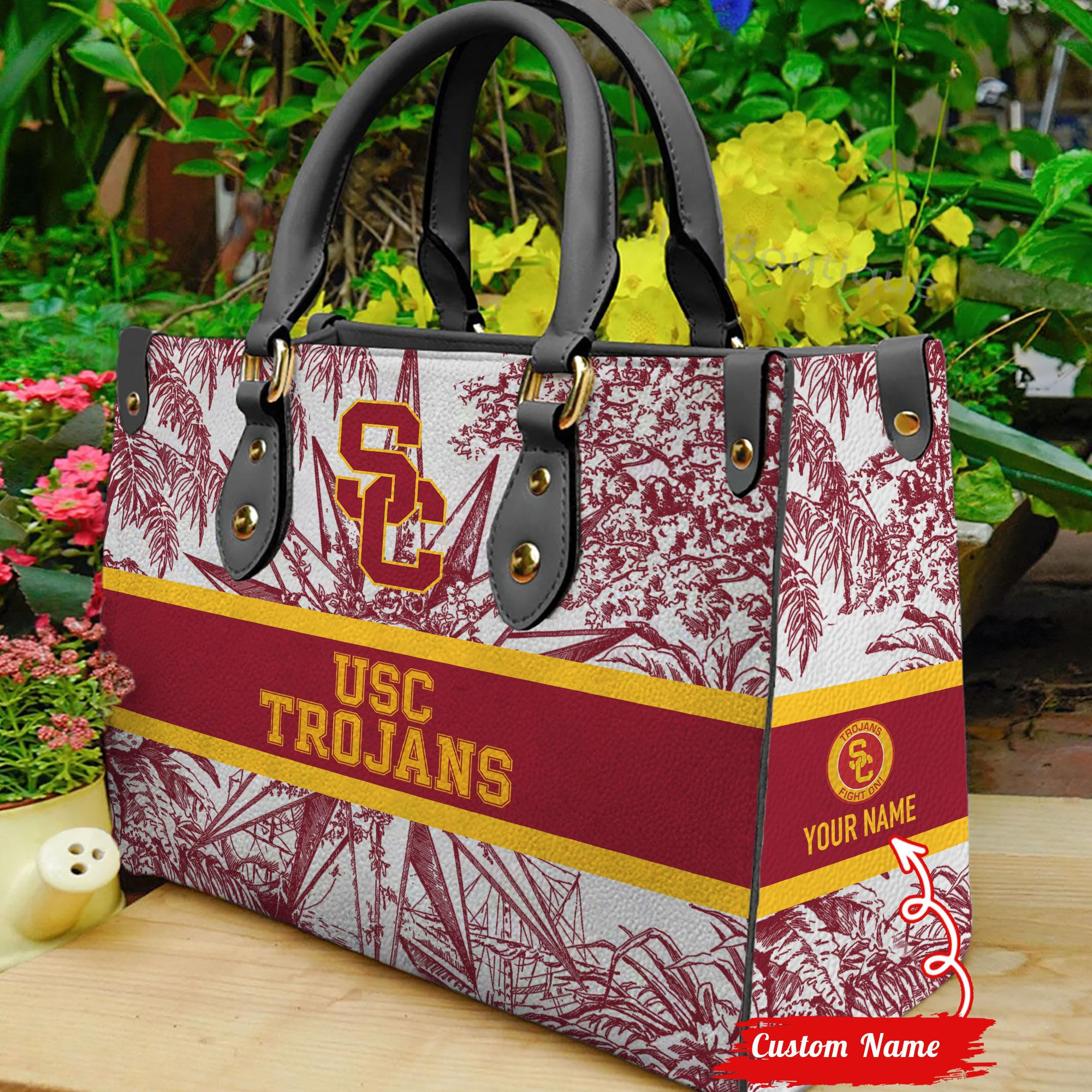Sportswearmerch USC Trojans NCAA Women Leather Handbag For Fan
