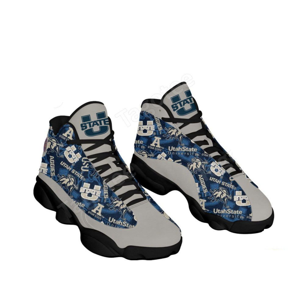 Sportswearmerch Utah State Aggies NCAA AJ13 Sneakers Shoes For Men And Women