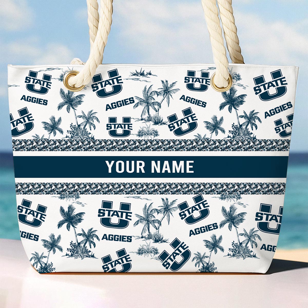 Sportswearmerch Utah State Aggies NCAA Beach Bag For Fan