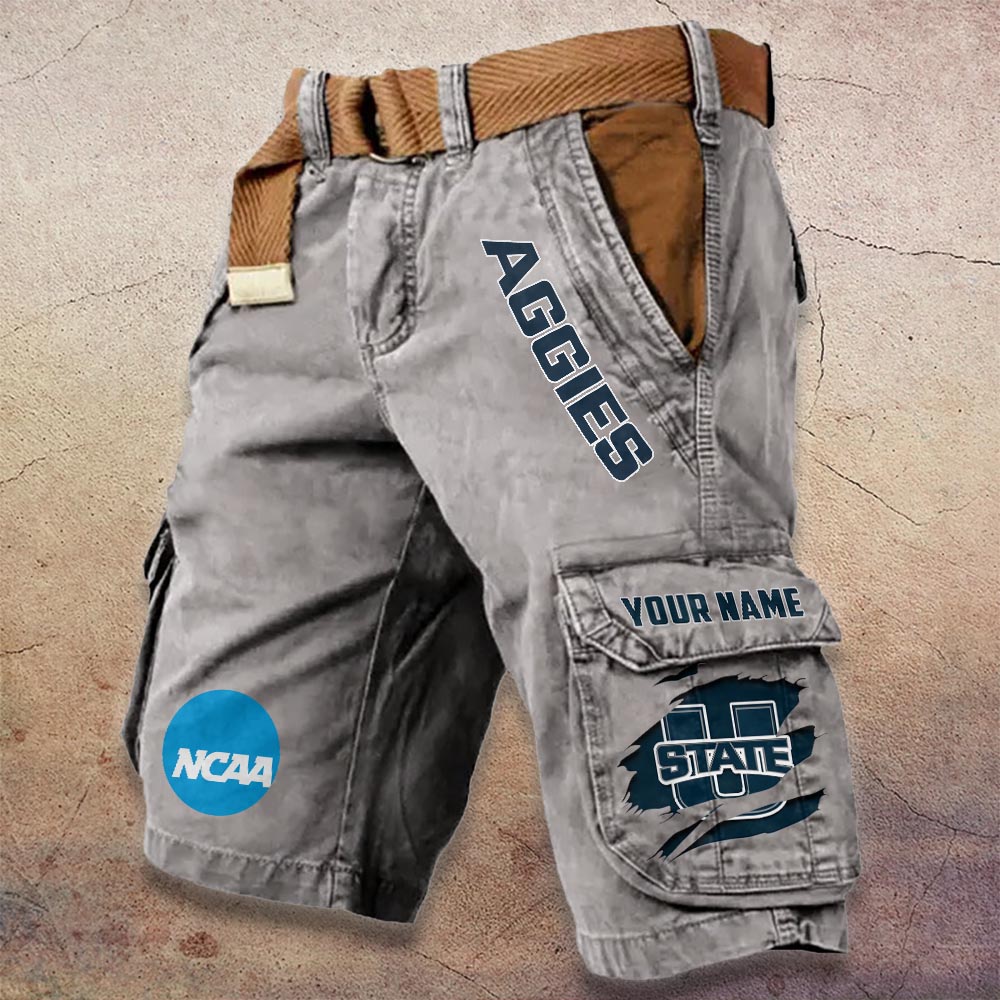 Sportswearmerch Utah State Aggies NCAA Denim Short For Fan
