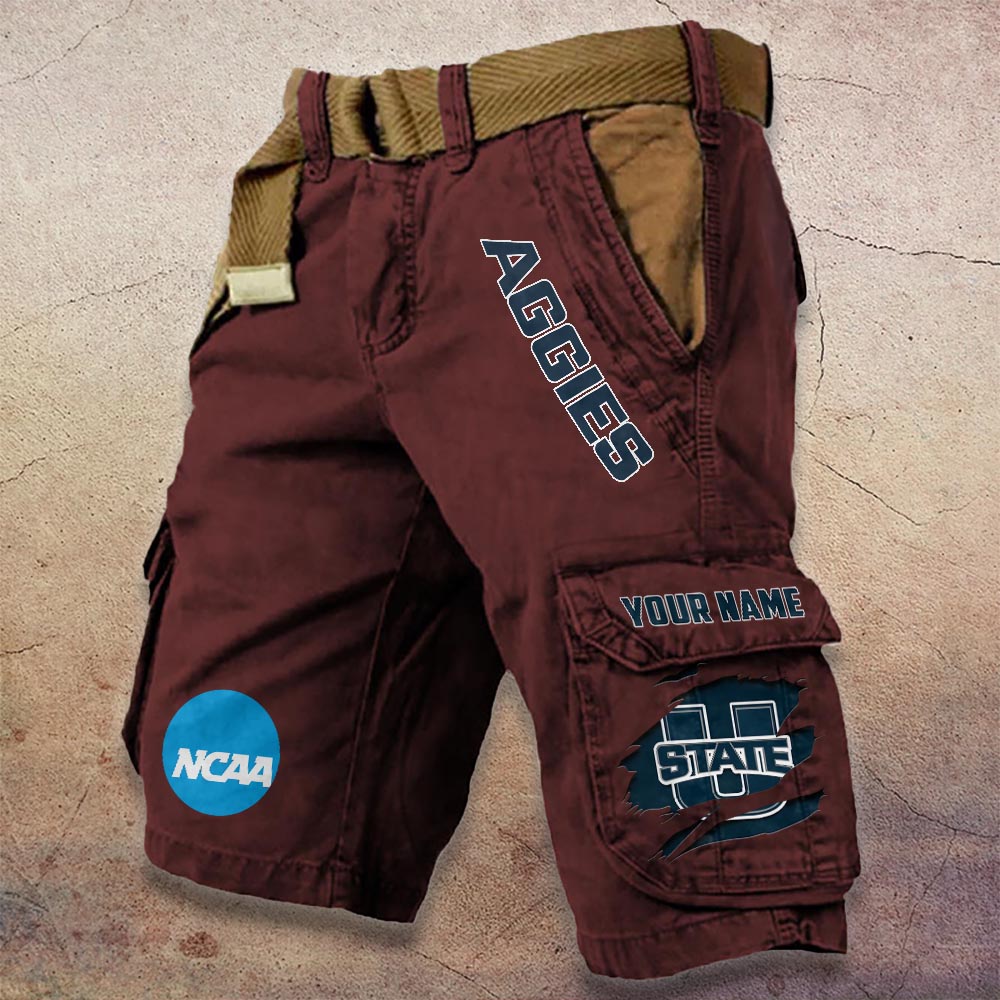 Sportswearmerch Utah State Aggies NCAA Denim Short For Fan