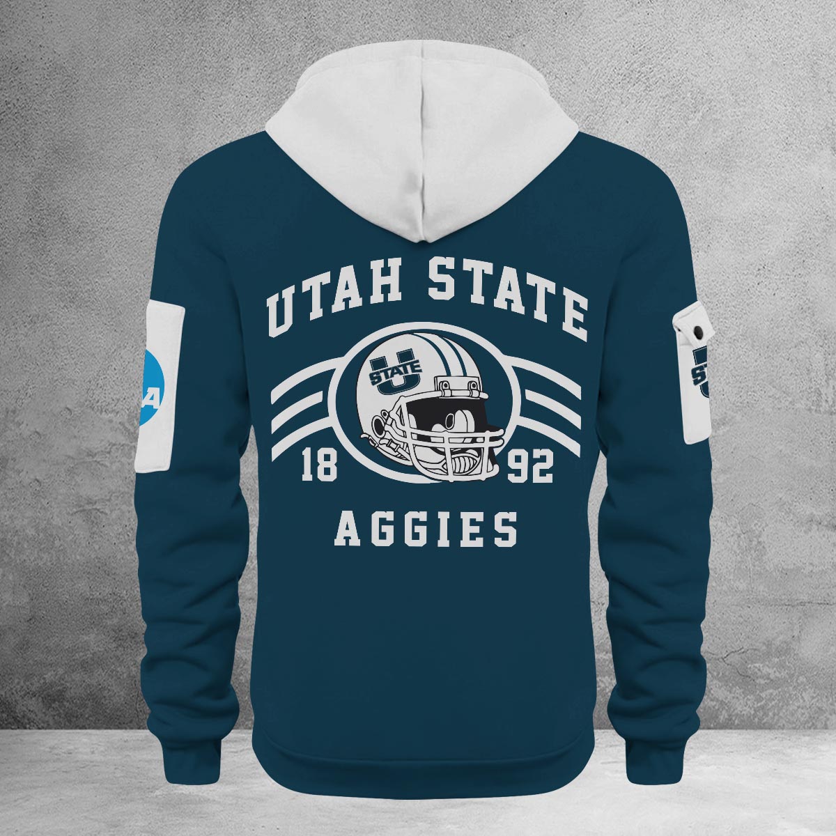 Sportswearmerch Utah State Aggies NCAA Half Zip Hoodie Personalized For Fan
