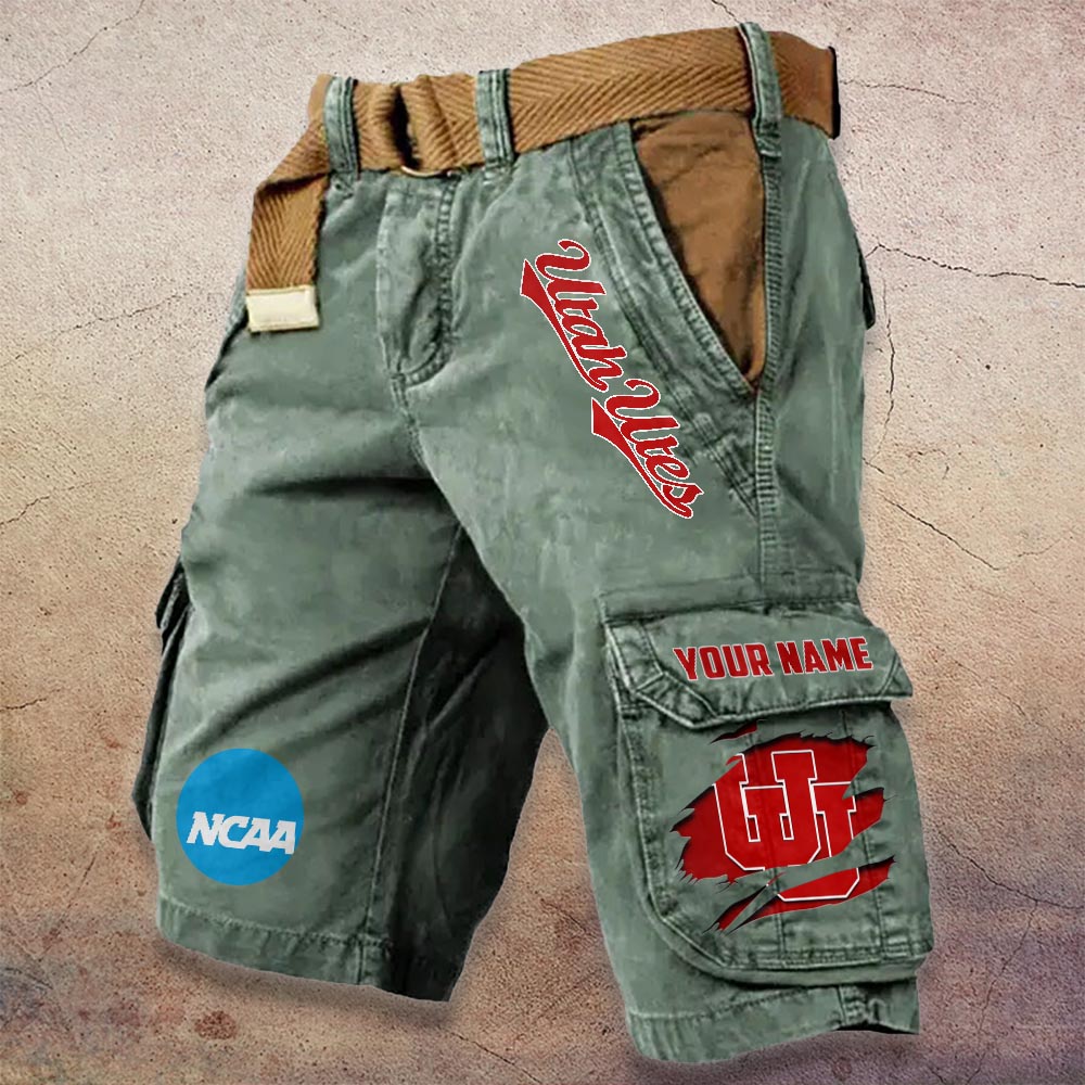 Sportswearmerch Utah Utes NCAA Denim Short For Fan