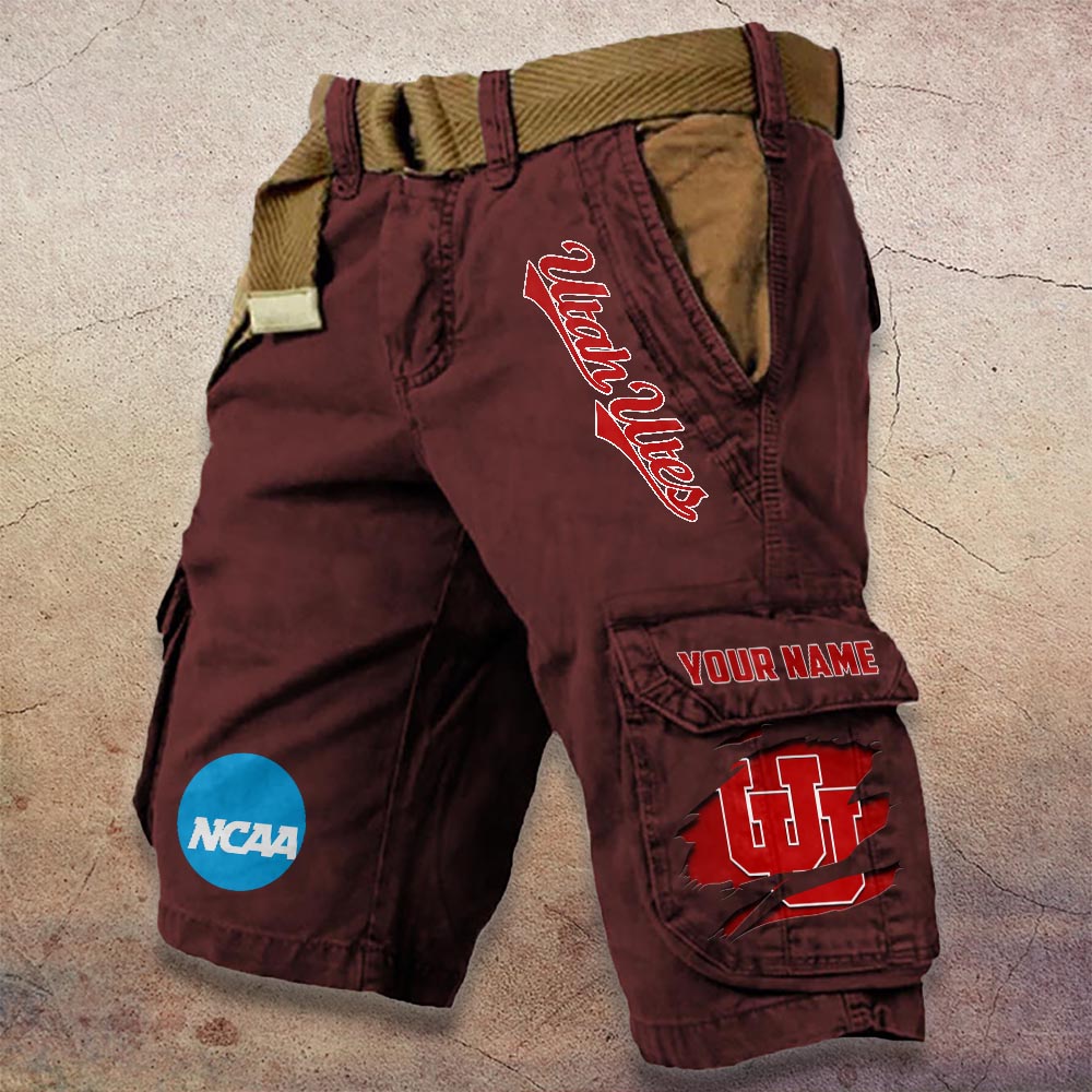Sportswearmerch Utah Utes NCAA Denim Short For Fan