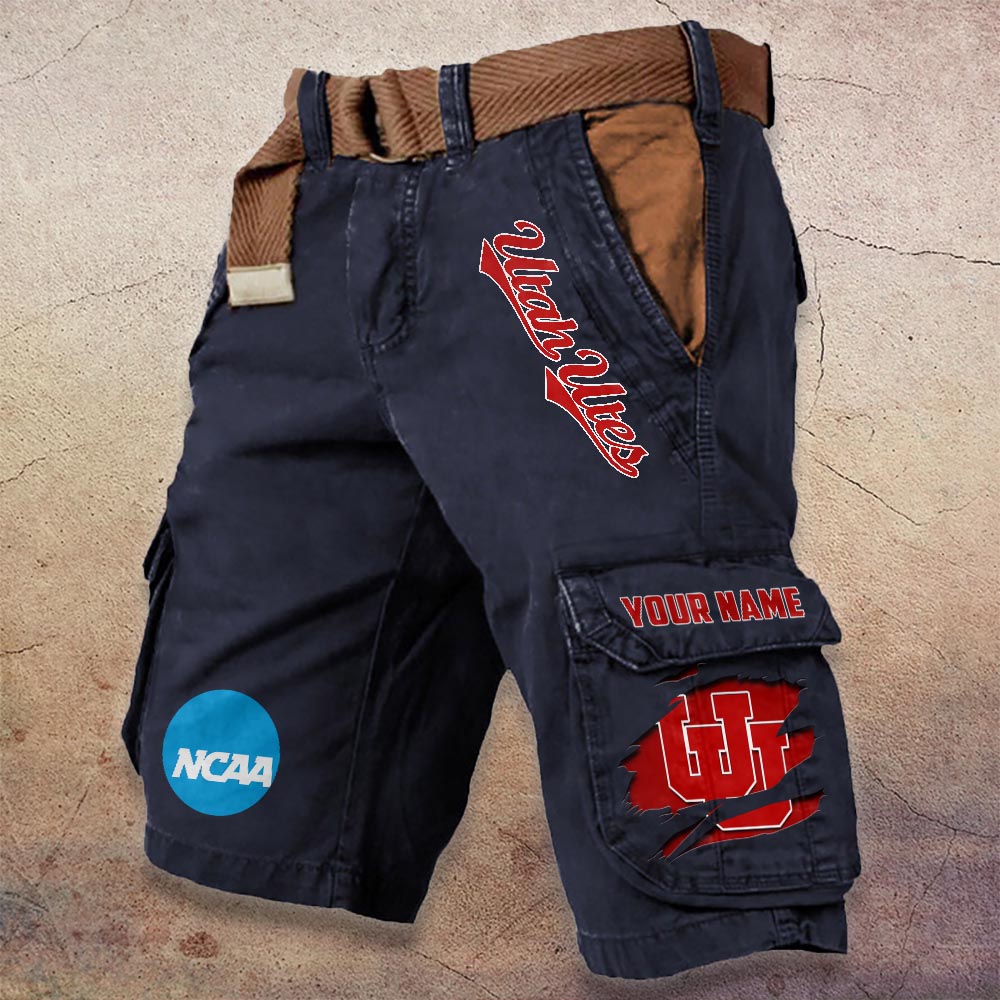 Sportswearmerch Utah Utes NCAA Denim Short For Fan