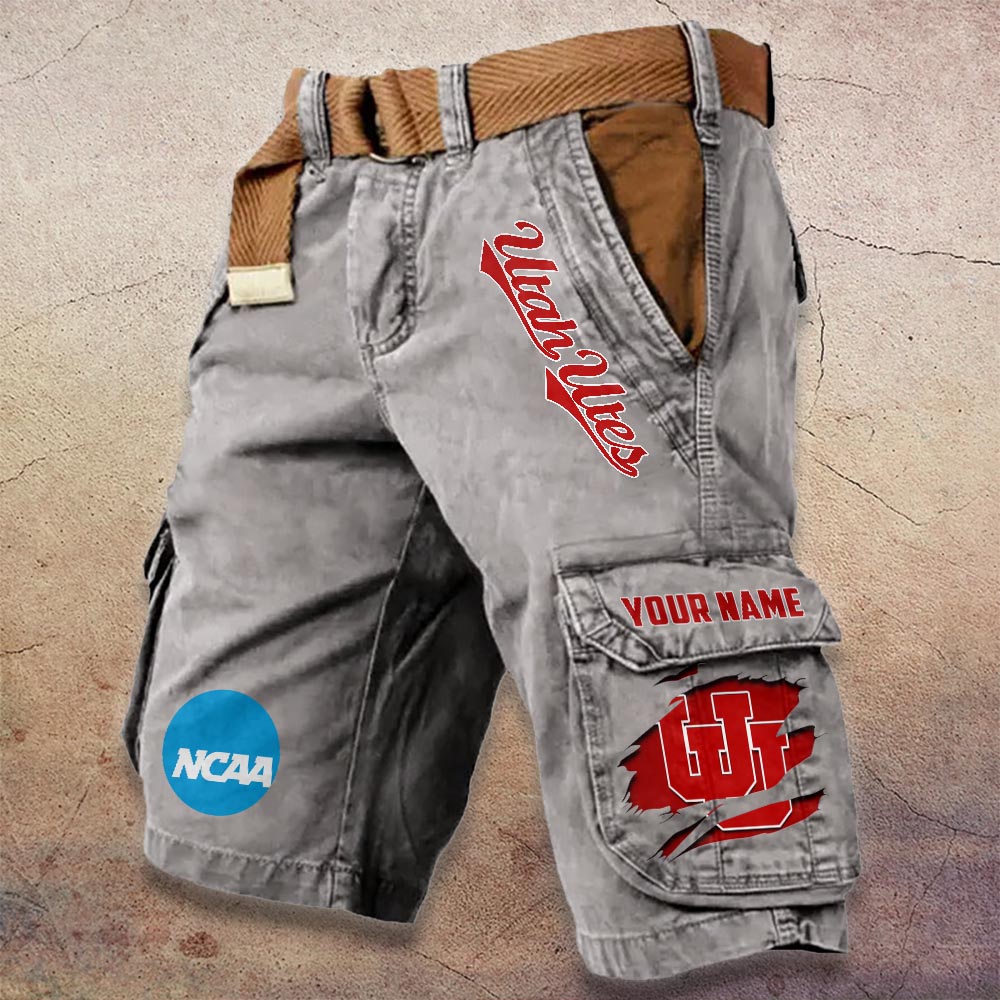 Sportswearmerch Utah Utes NCAA Denim Short For Fan