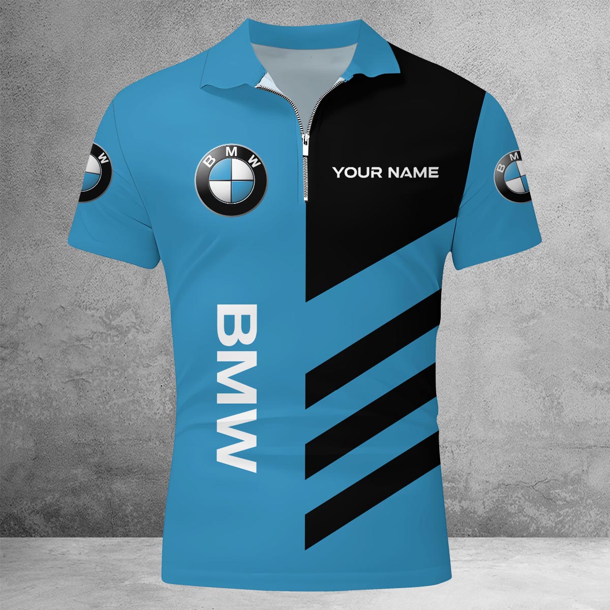 Sportswearmerch Utah Utes NCAA Lapel Zip Polo Shirt For Fan