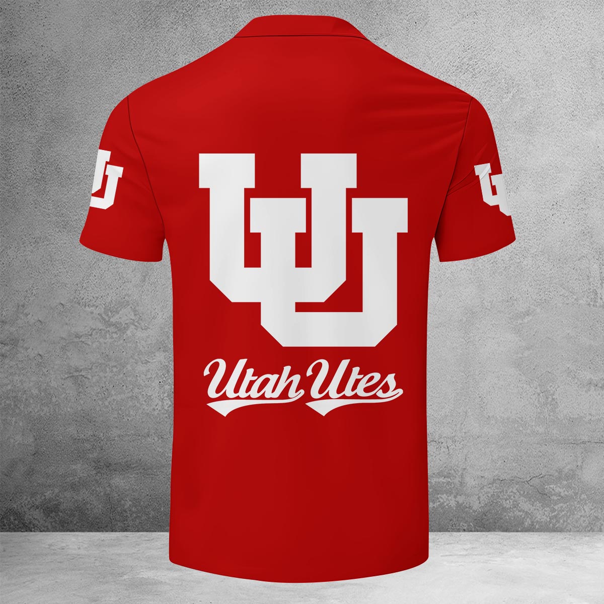 Sportswearmerch Utah Utes NCAA Lapel Zip Polo Shirt For Fan
