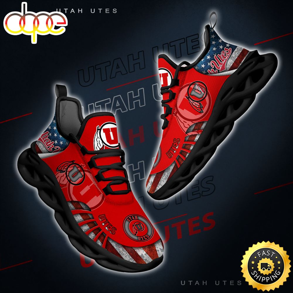 Sportswearmerch Utah Utes NCAA Max Soul Shoes Sneakers For Men And Women