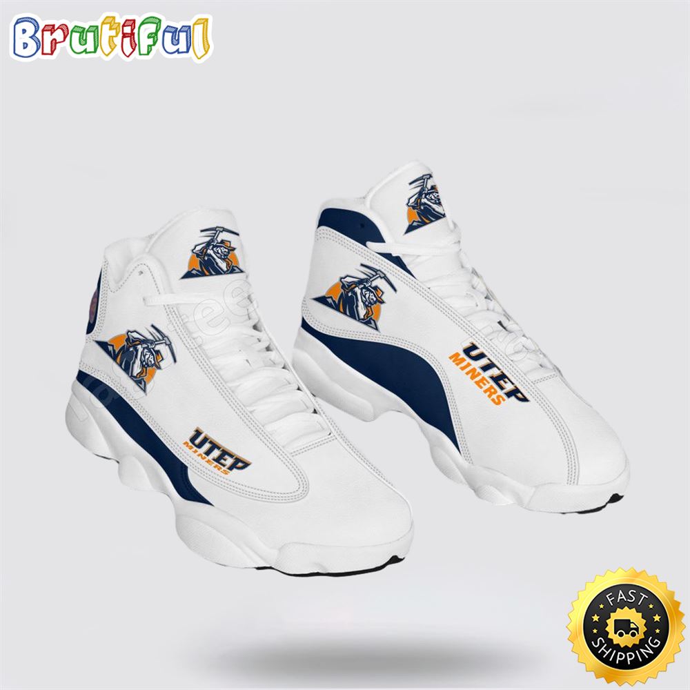 Sportswearmerch UTEP Miners NCAA AJ13 Sneakers Shoes For Men And Women