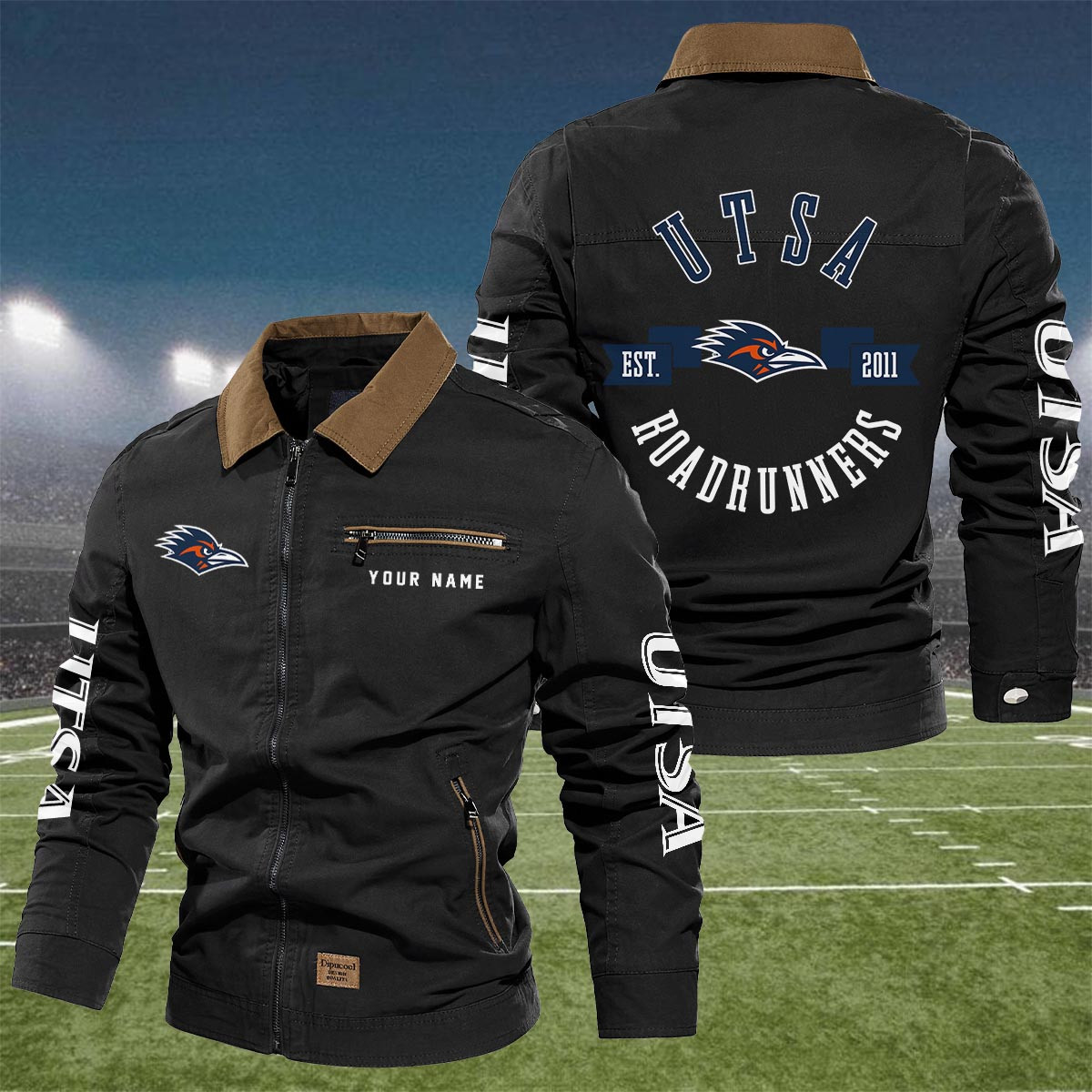 Sportswearmerch UTSA Roadrunners NCAA Lapel Jacket For Fan