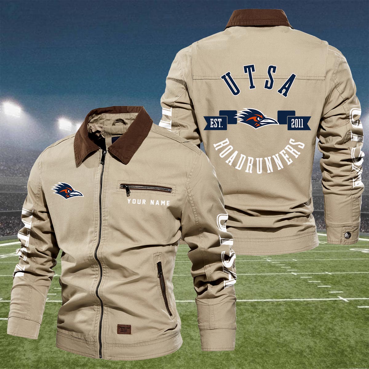Sportswearmerch UTSA Roadrunners NCAA Lapel Jacket For Fan