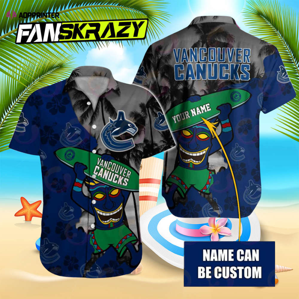 Sportswearmerch Vancouver Canucks NHL Personalized Hawaiian Shirt For Fan