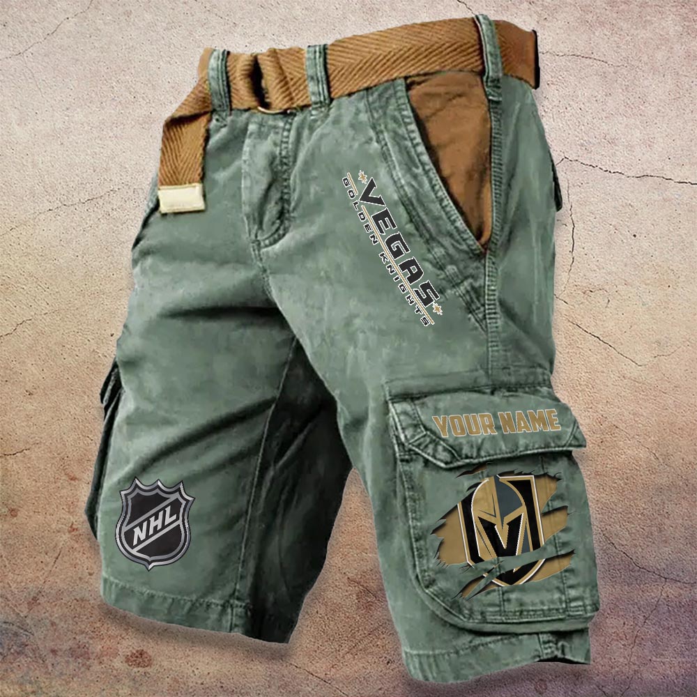 Sportswearmerch Vegas Golden Knights NHL Denim Short For Fan