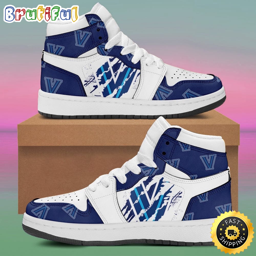 Sportswearmerch Villanova Wildcats NCAA AJ1 High Sneakers Shoes For Men And Women