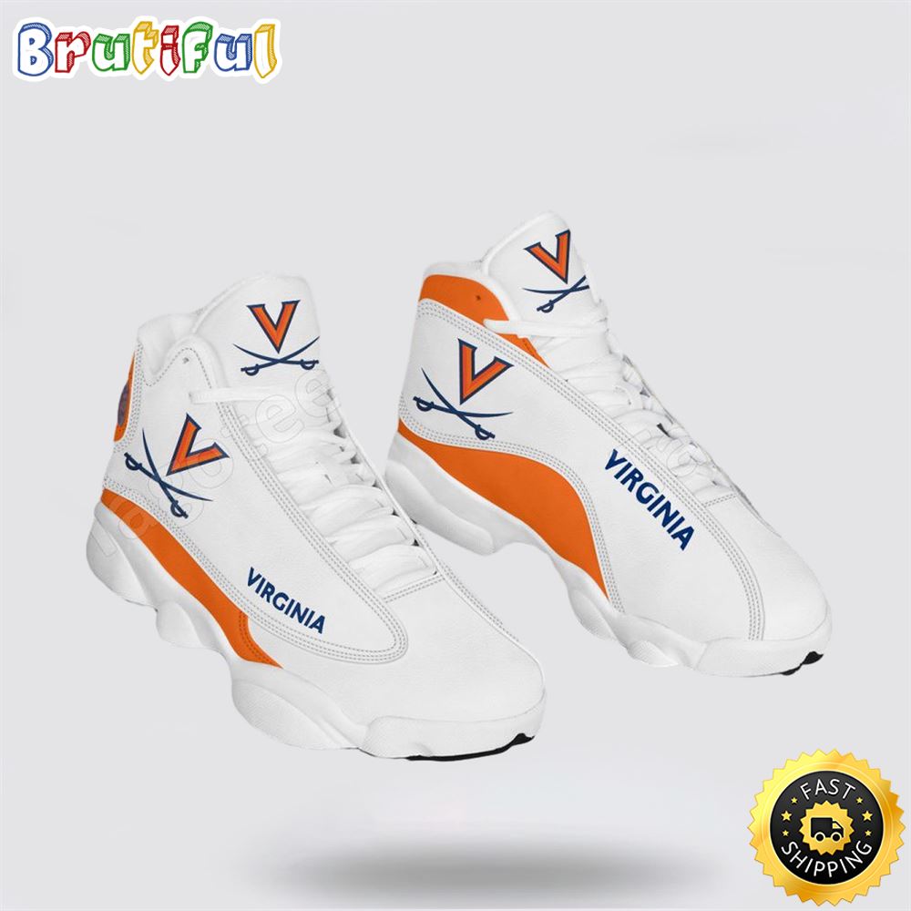 Sportswearmerch Virginia Cavaliers NCAA AJ13 Sneakers Shoes For Men And Women