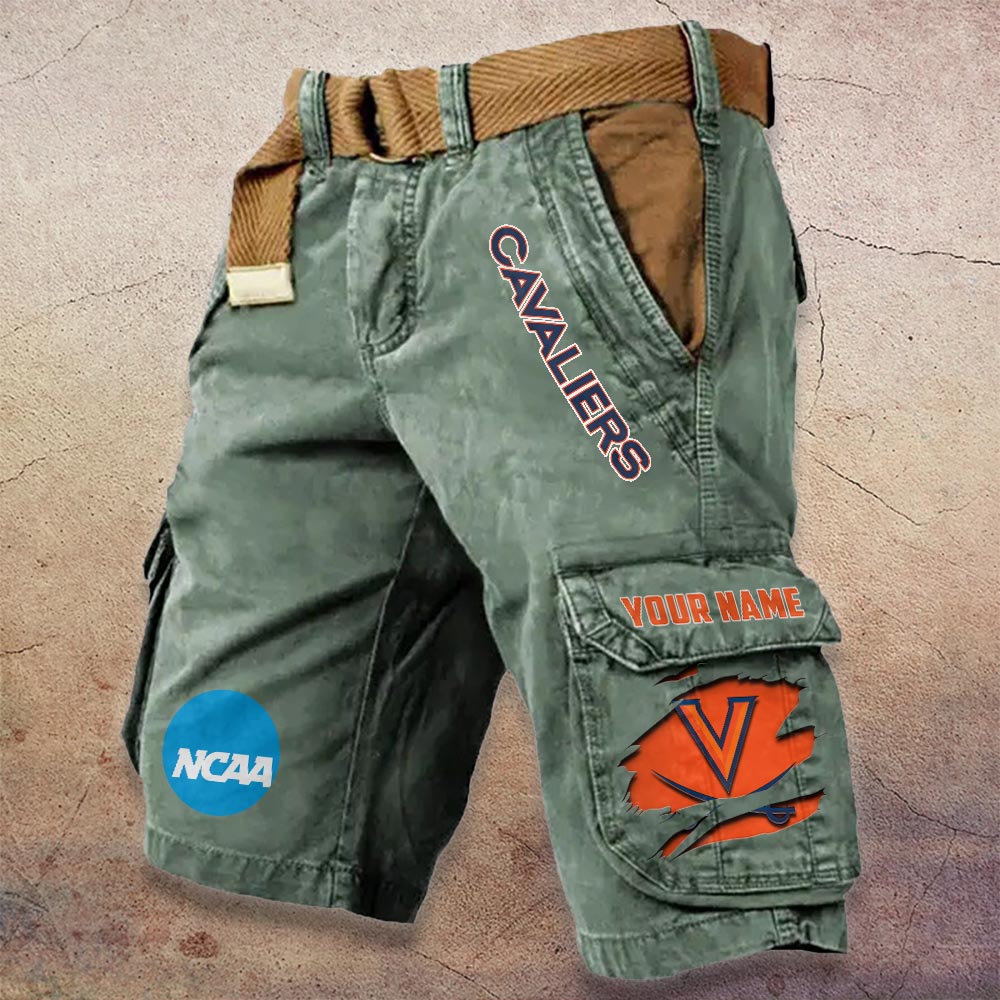 Sportswearmerch Virginia Cavaliers NCAA Denim Short For Fan