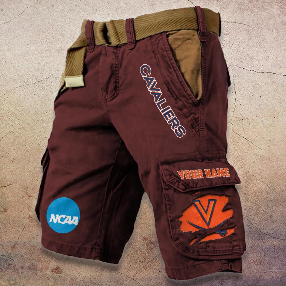Sportswearmerch Virginia Cavaliers NCAA Denim Short For Fan