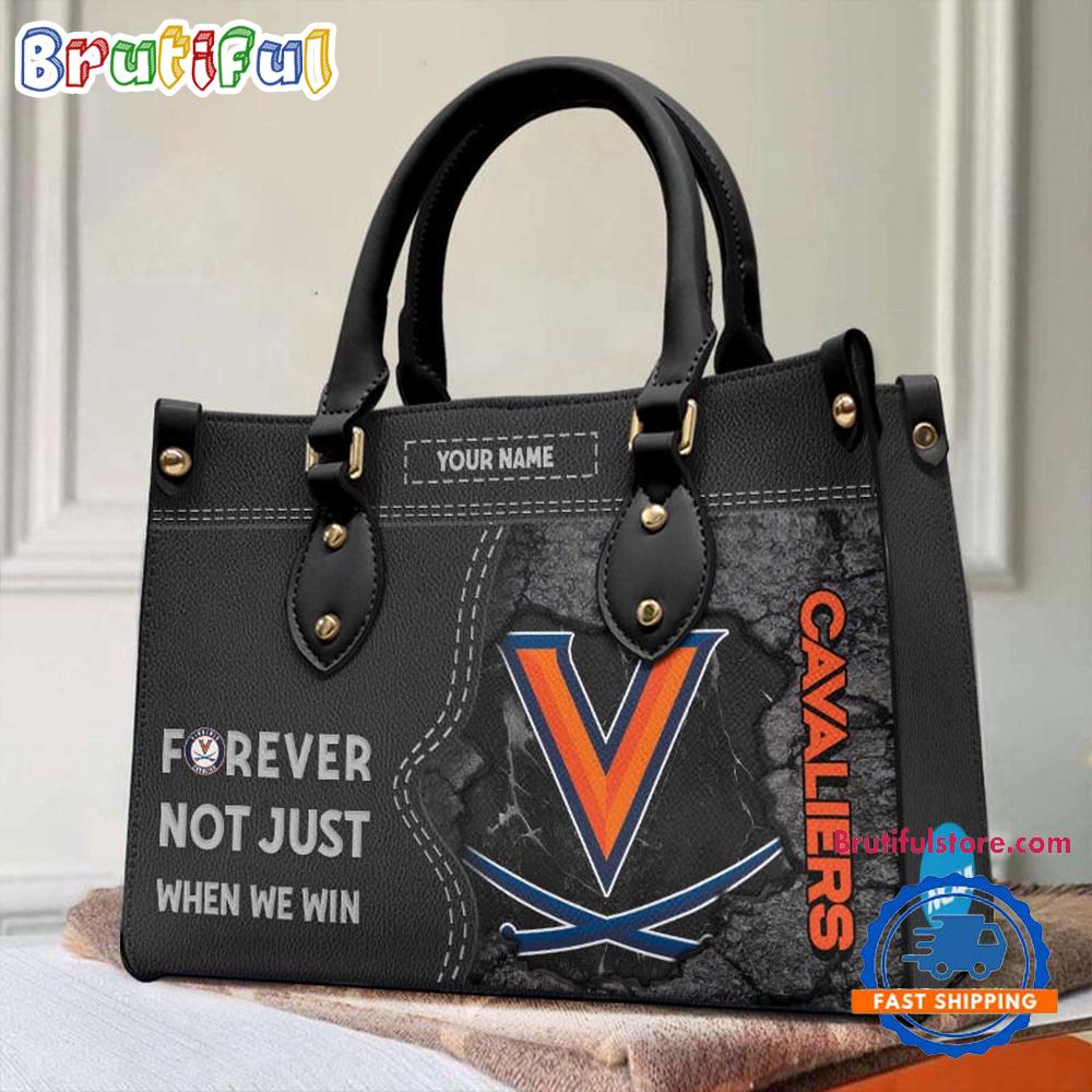 Sportswearmerch Virginia Cavaliers NCAA Leather Hand Bag For Fan