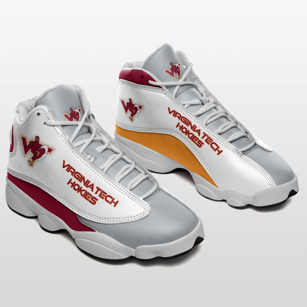 Sportswearmerch Virginia Tech Hokies NCAA AJ13 Sneakers Shoes For Men And Women