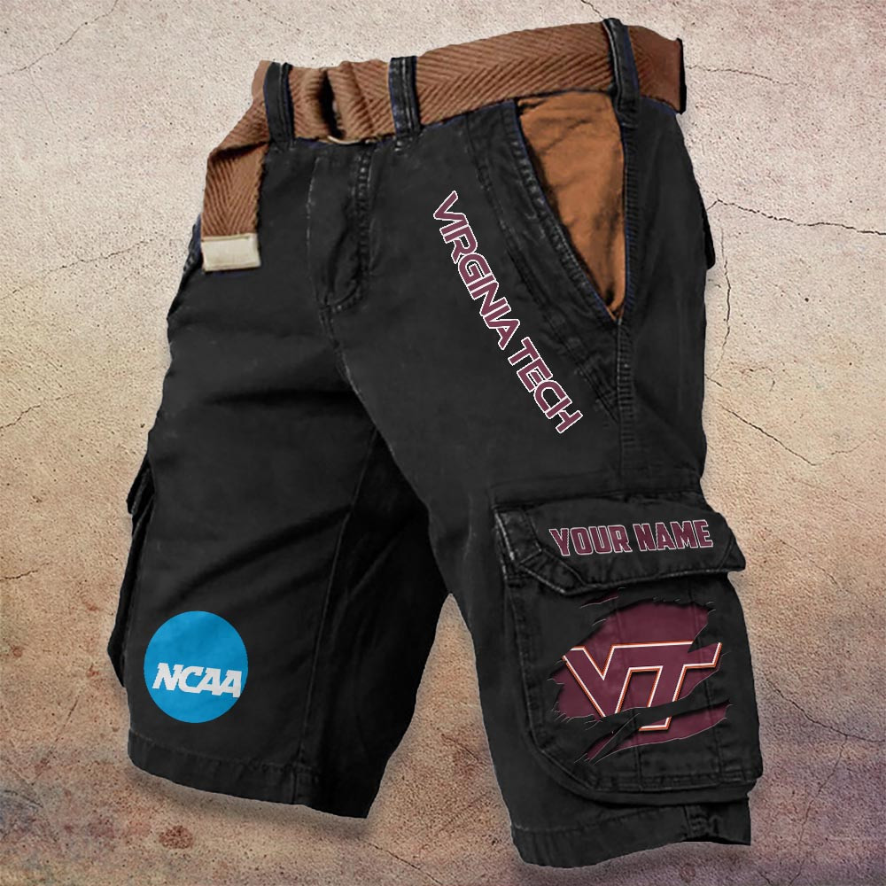 Sportswearmerch Virginia Tech Hokies NCAA Denim Short For Fan