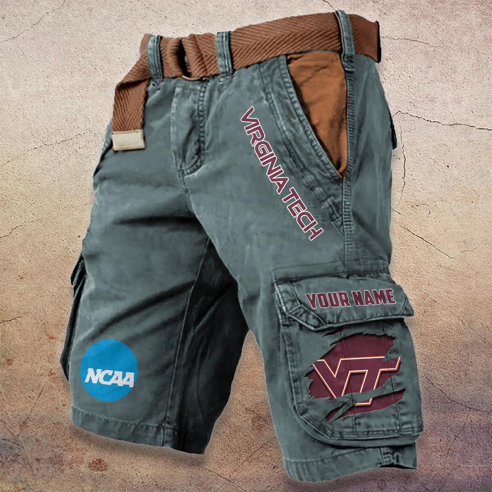 Sportswearmerch Virginia Tech Hokies NCAA Denim Short For Fan