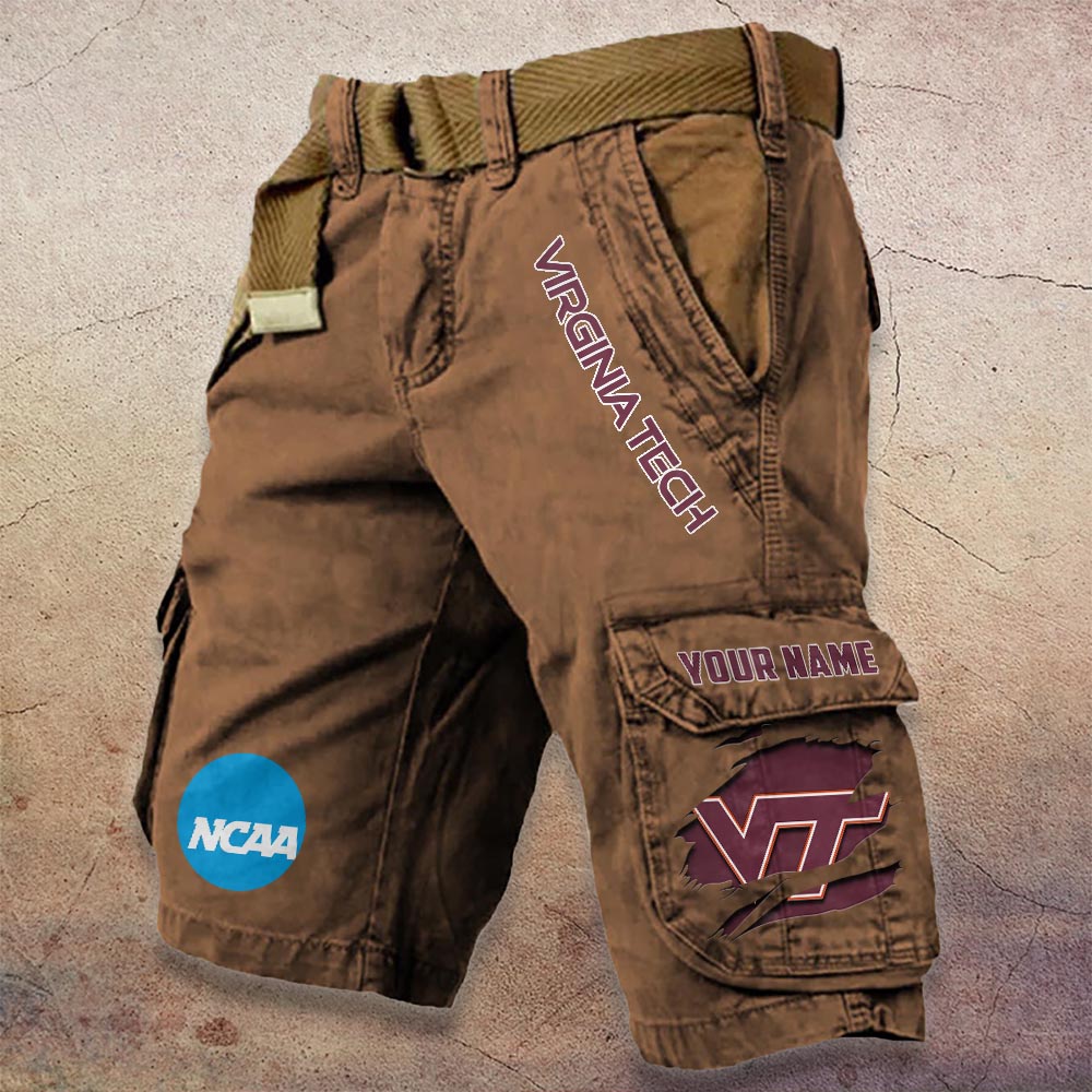 Sportswearmerch Virginia Tech Hokies NCAA Denim Short For Fan