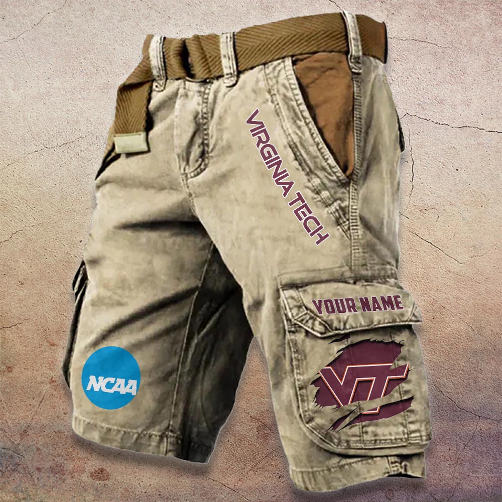 Sportswearmerch Virginia Tech Hokies NCAA Denim Short For Fan