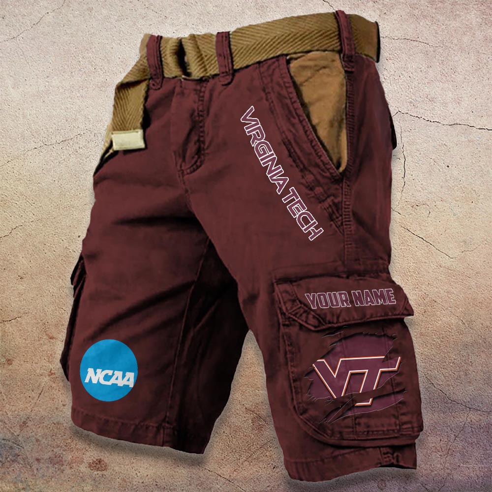 Sportswearmerch Virginia Tech Hokies NCAA Denim Short For Fan