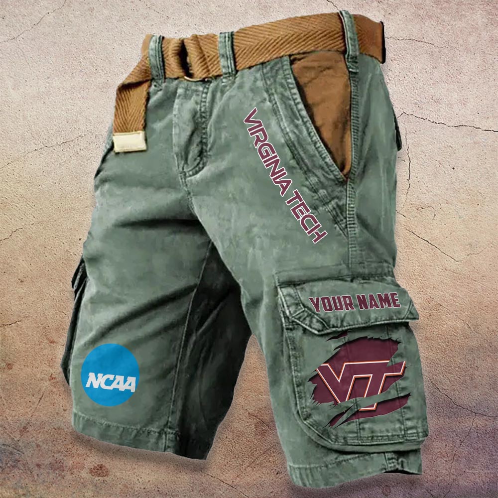 Sportswearmerch Virginia Tech Hokies NCAA Denim Short For Fan