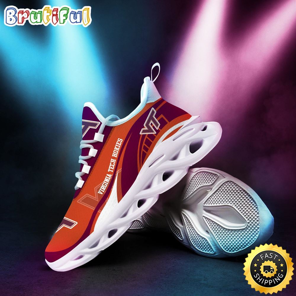 Sportswearmerch Virginia Tech Hokies NCAA Sneakers Max Soul Shoes For Fan
