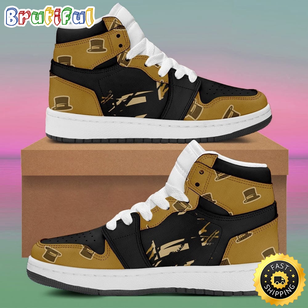 Sportswearmerch Wake Forest Demon Deacons NCAA AJ1 High Sneakers Shoes For Men And Women
