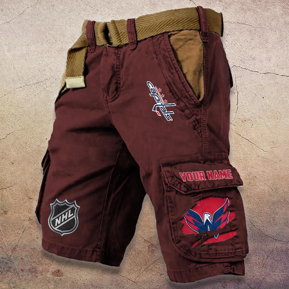 Sportswearmerch Washington Capitals NHL Denim Short For Fan