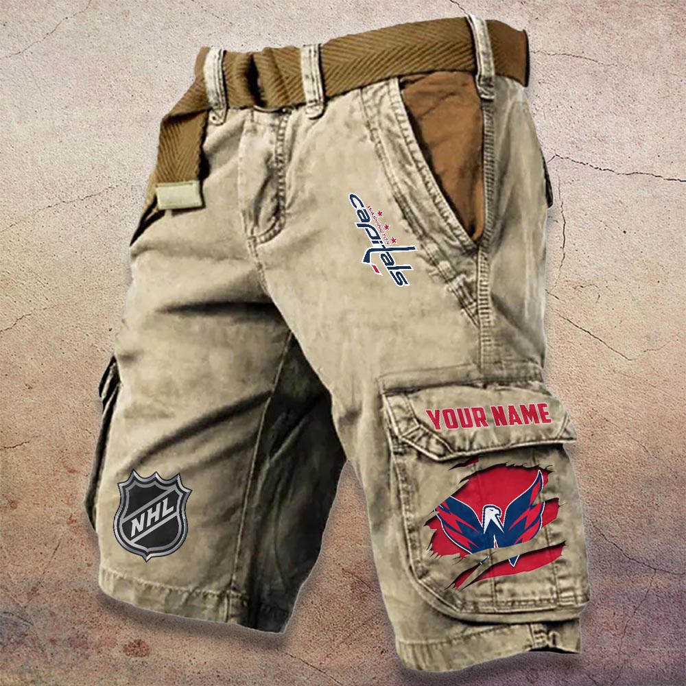 Sportswearmerch Washington Capitals NHL Denim Short For Fan