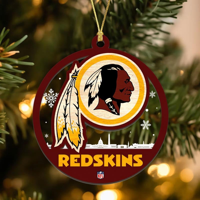 Sportswearmerch Washington Commanders NFL Acrylic Mix Wooden Ornament Gift For Fans