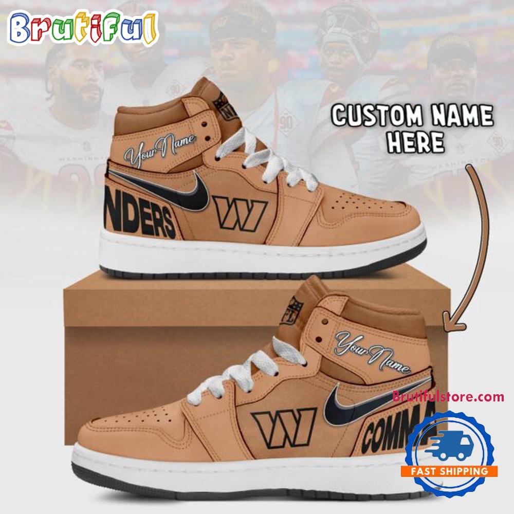 Sportswearmerch Washington Commanders NFL AJ1 High Sneakers Shoes For Men And Women