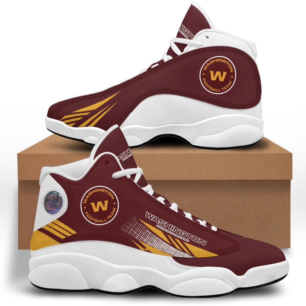 Sportswearmerch Washington Commanders NFL AJ13 Sneakers Shoes For Men And Women
