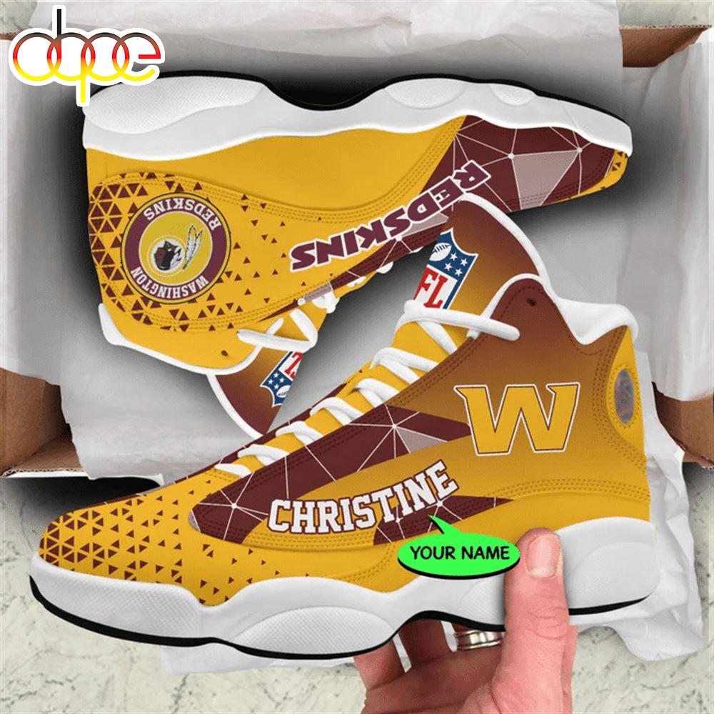 Sportswearmerch Washington Commanders NFL AJ13 Sneakers Shoes For Men And Women